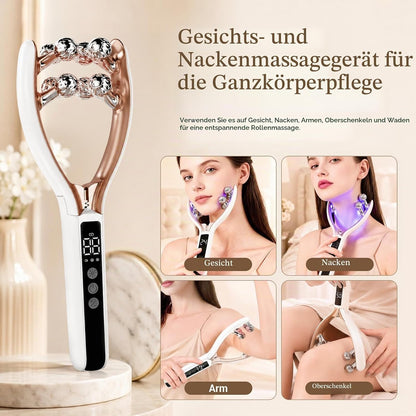 Velantis Gesichtsmassagegerät - Anwendung Gesicht, Nacken, Arm, Oberschenkel