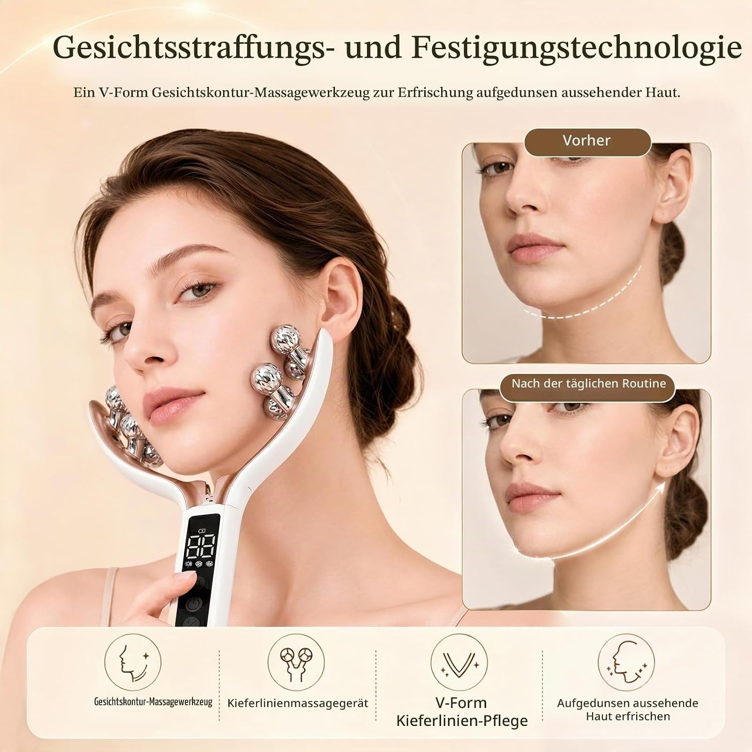 Velantis Gesichtsmassagegerät - Zusatzansicht 2