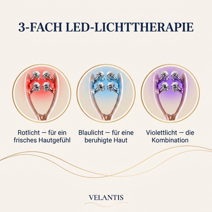 Velantis Liftingroller Pro 3-fach LED-Lichttherapie